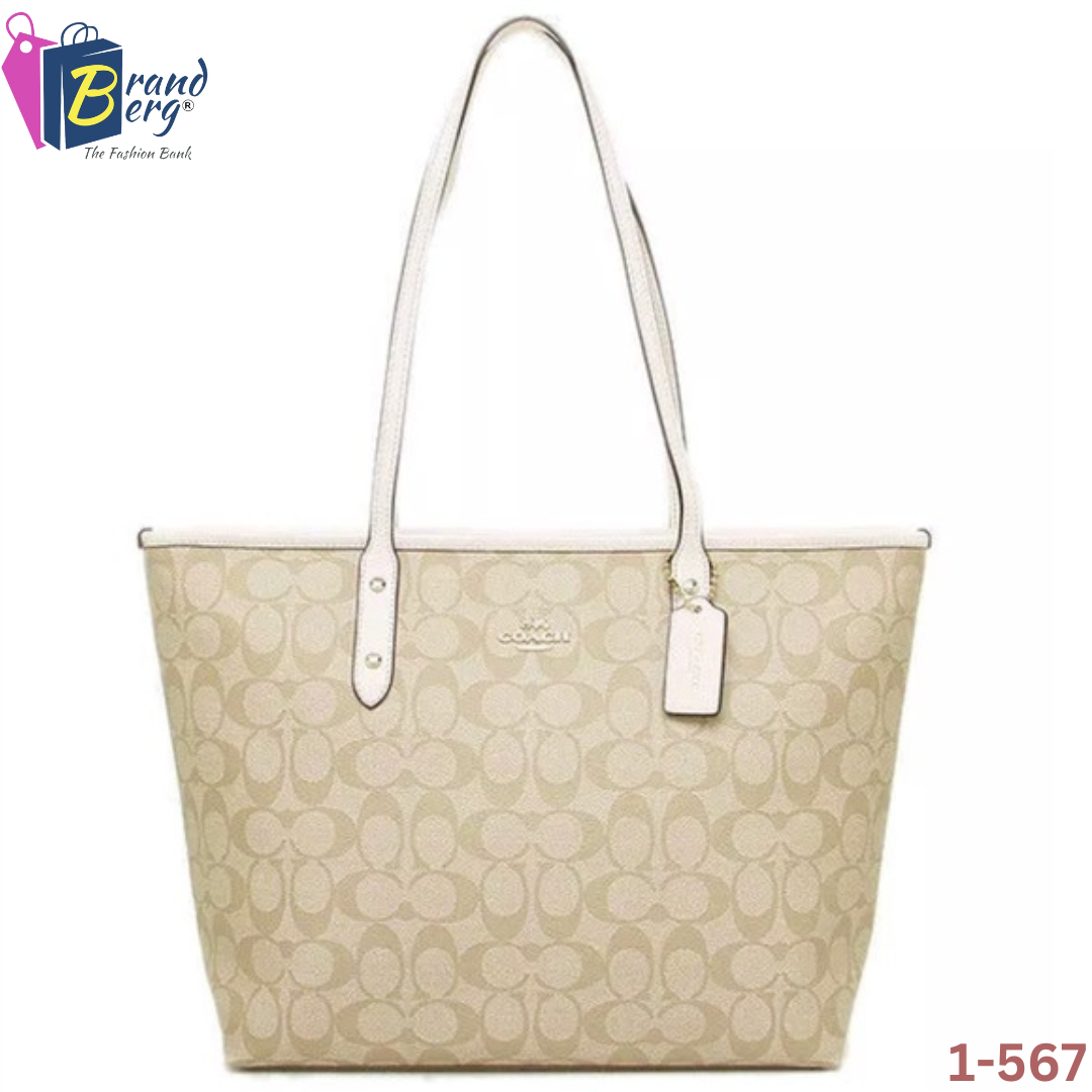 COACH Signature City Zip Tote Bag