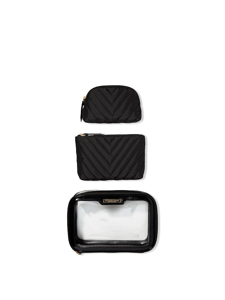 V.I.C.T.O.R.I.A'S S.E.C.R.E.T Trio of Travel Toiletry Bag