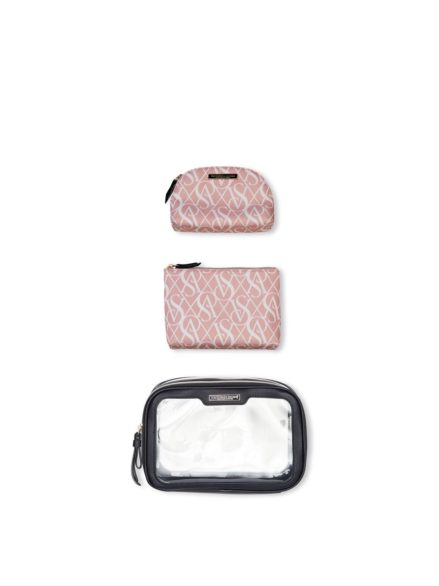 V.I.C.T.O.R.I.A'S S.E.C.R.E.T Trio of Travel Toiletry Bag