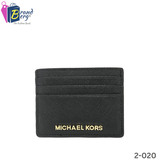 Michael Kors Jet Set Travel Large Leather Men's Card & ID Case in Black