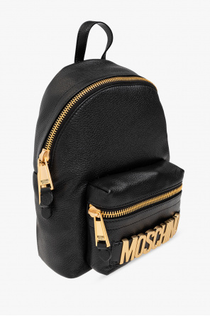 M.O.S.C.H.I.N.O LEATHER BACKPACK