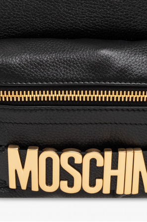 M.O.S.C.H.I.N.O LEATHER BACKPACK