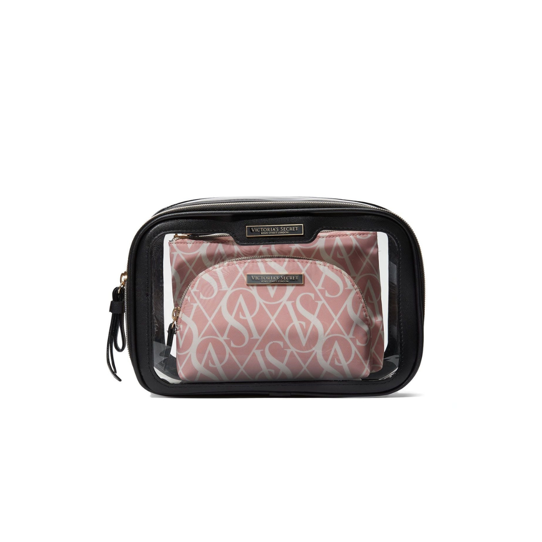 V.I.C.T.O.R.I.A'S S.E.C.R.E.T Trio of Travel Toiletry Bag