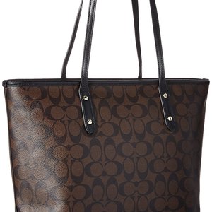 COACH Signature City Zip Tote Bag