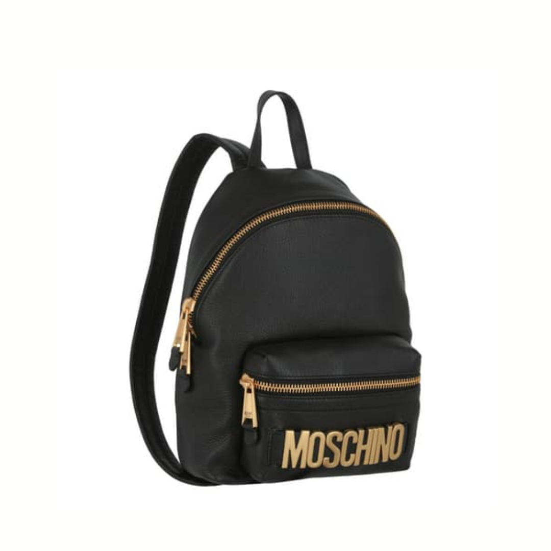 M.O.S.C.H.I.N.O LEATHER BACKPACK