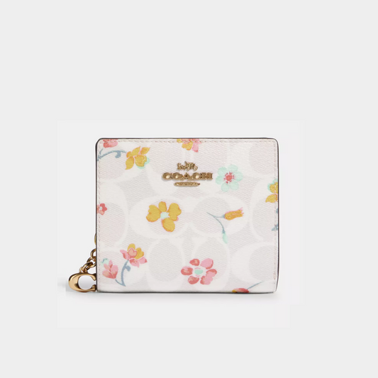 C.O.A.C.H Snap Wallet With Mystical Floral Print