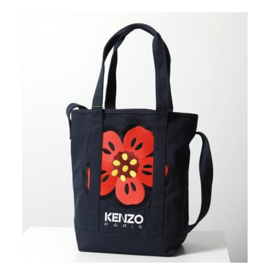 K.E.N.Z.O. Boke Flower Embroidered Tote Bag