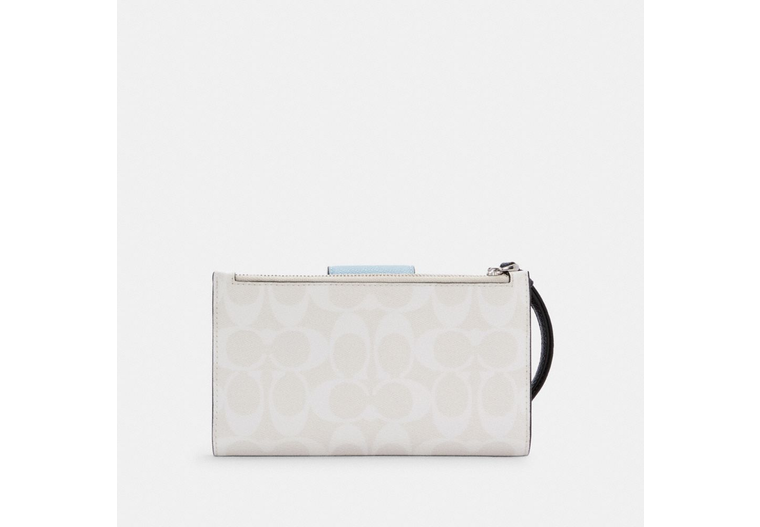 COACH Tech Phone Wallet In Colorblock Signature Canvas