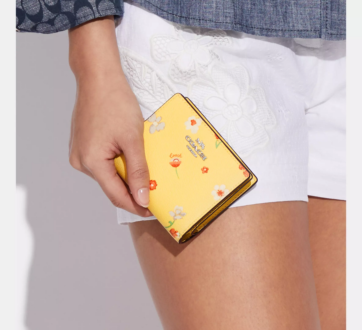 C.O.A.C.H Snap Wallet With Mystical Floral Print