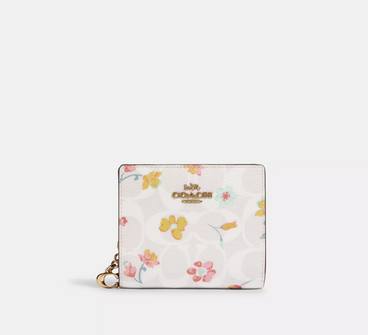 C.O.A.C.H Snap Wallet With Mystical Floral Print
