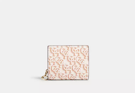 C.O.A.C.H  Snap Wallet With Coach Monogram Print