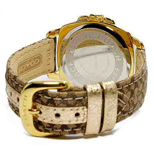 C.O.A.C.H Leather Strap Ladies Watch