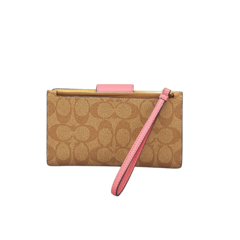 COACH Tech Phone Wallet In Colorblock Signature Canvas