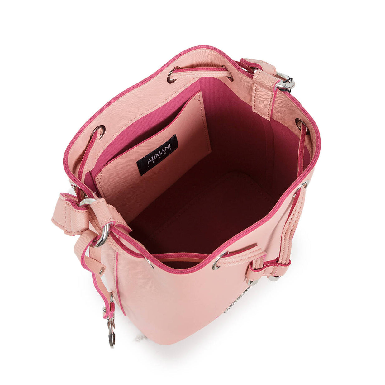 A.R.M.A.N.I J.E.A.N.S Bucket Bag in Cute Pink For Crossbody Wear
