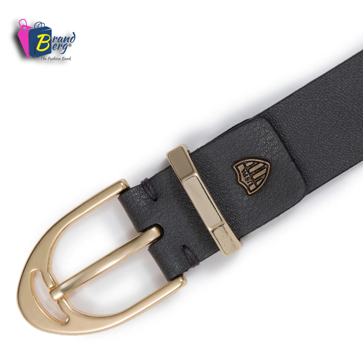 U.S. P.O.L.O A.S.S.N. Women's Gray Belt