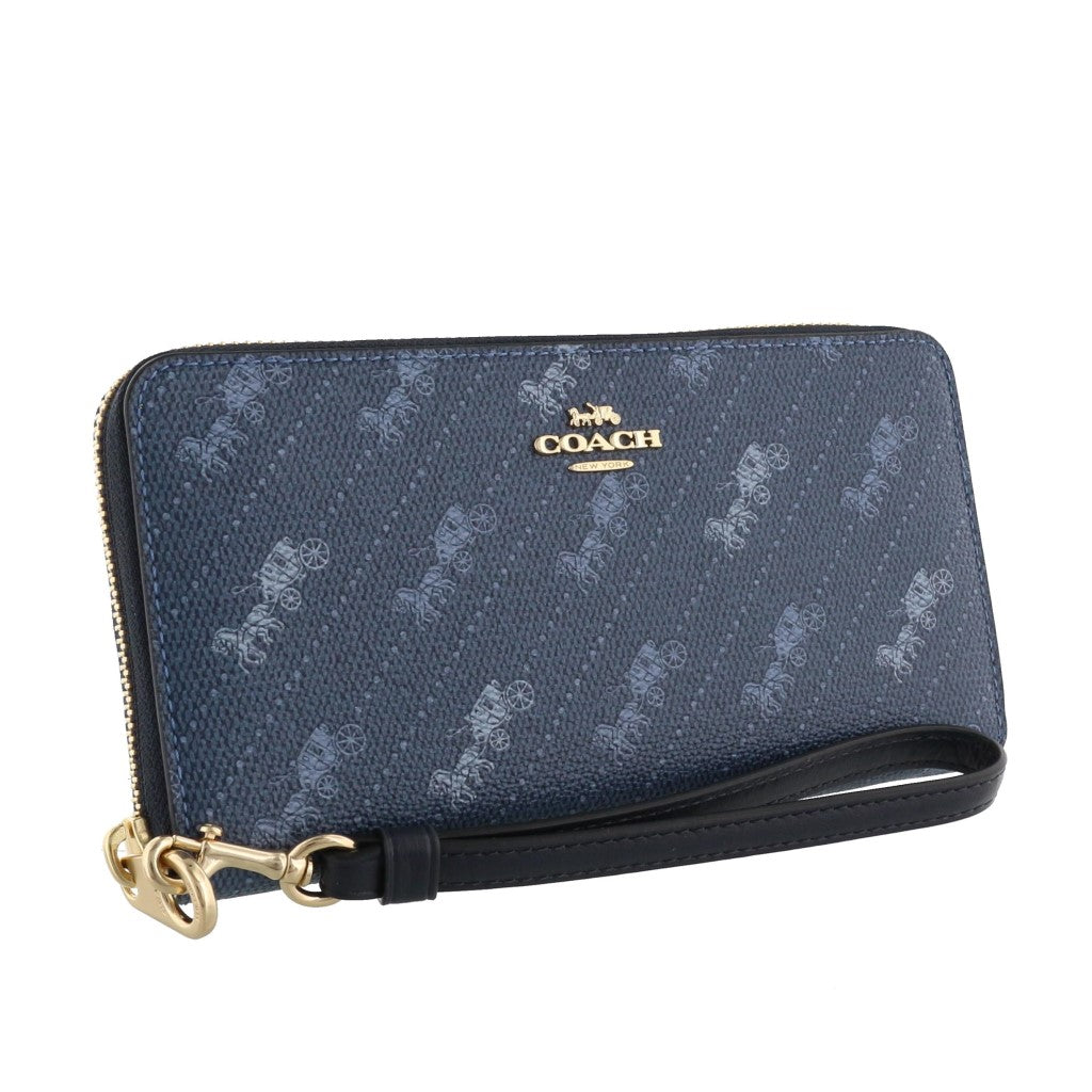 COACH Long Round Zip Ladies Wallet