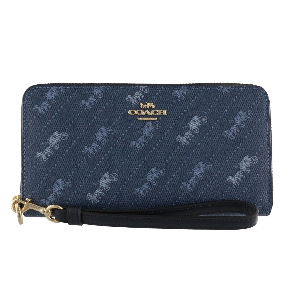 COACH Long Round Zip Ladies Wallet